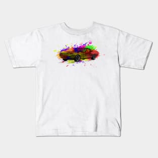 Classic Mustang Splatter Kids T-Shirt